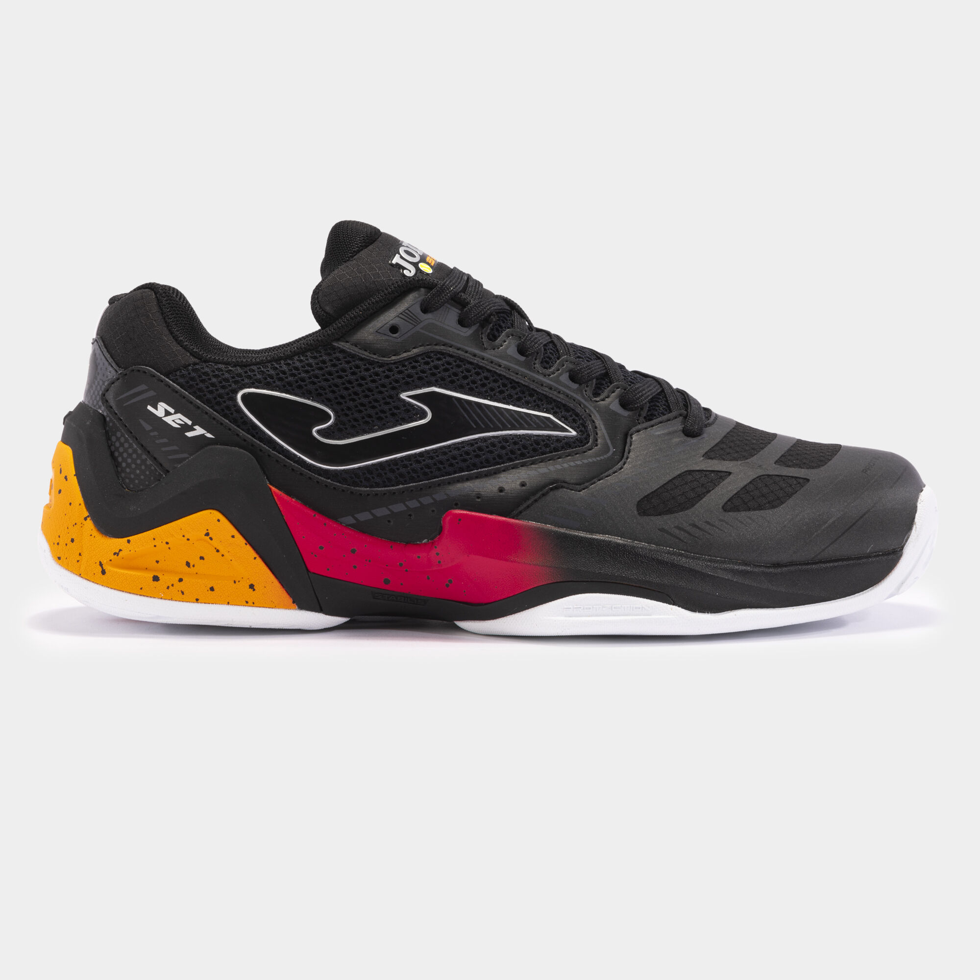 ZAPATILLA JOMA SET NEGRO ROJO