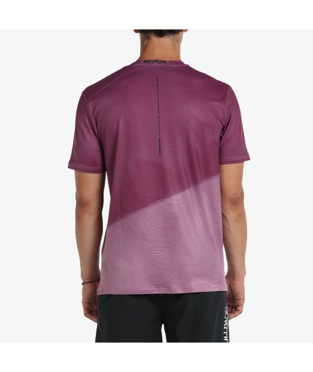 CAMISETA BULLPADEL MISAR UVA TAMIZADO - Imagen 2