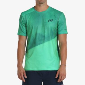 CAMISETA BULLPADEL MISAR VERDE VIBRANTE