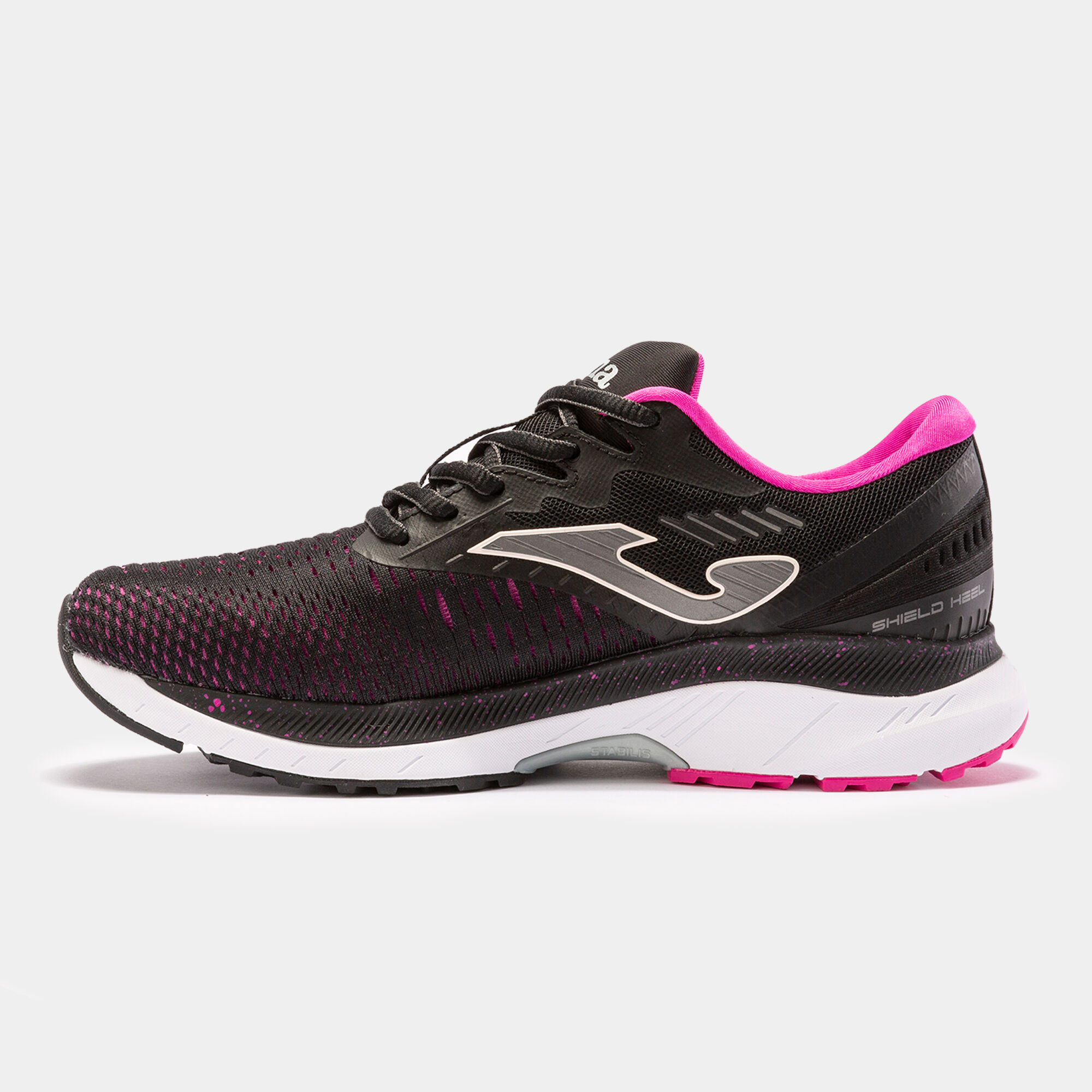 ZAPATILLAS JOMA RUNNING HISPALIS 22 MUJER NEGRO FUCSIA - Imagen 2