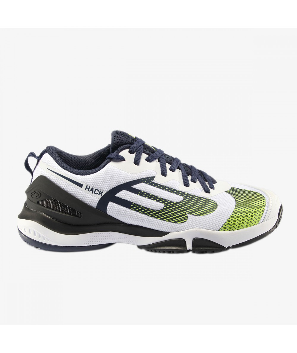 ZAPATILLA BULLPADEL HACK HYBRID FLY 22I BLANCO/AZUL MARINO