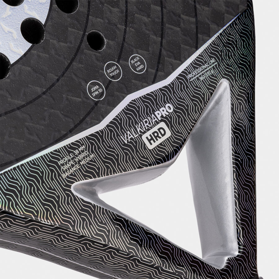 PALA VALKIRIA PRO HRD NEGRO-GRIS - Imagen 5